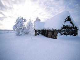 19 immagini di sfondo PPT scena di neve scaricare