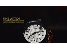 Plantilla de presentación de diapositivas de fondo de Brand Watch