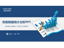 Modelo de relatório de análise estatística de dados financeiros PPT