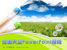 Frische und elegante Diashow-Vorlage für Naturlandschaften