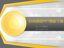Download gratuito di modello PPT sfondo dorato elegante pulsante