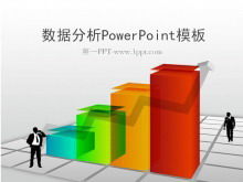 Templat PowerPoint Analisis Statistik Data