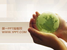 Îngrijirea șablonului PPT pentru protecția mediului