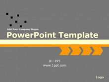 Gray simple classic PPT template download