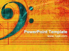 Classical music PPT template download