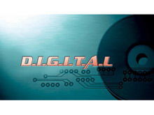 Unduhan template PPT teknologi musik elektronik