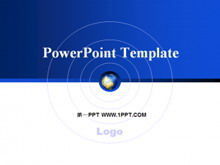 Simple earth technology PPT template