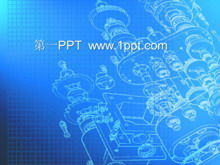Mechanische PPT-Vorlage herunterladen