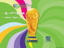 ヘラクレスカップ背景FIFAワールドカップPPTテンプレートのダウンロード