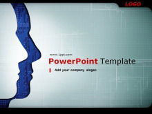 Download del modello PowerPoint della tecnologia IT professionale