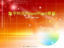 Digitale Zeit Thema Technologie PowerPoint-Vorlage kostenloser Download