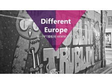 Слайд-шоу о путешествиях: Красивая Европа PPT