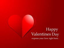Happy Valentine’s Day Happy Valentine’s Day PPT template download