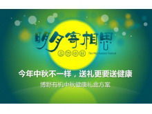 Green Food Company Mid-Autumn Festival Promotion PPT Template