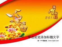 Cute Bunny Spring Festival Slideshow Template Download