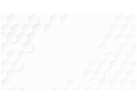 Três hexágonos brancos combinados em forma de favo de mel PPT imagens de fundo