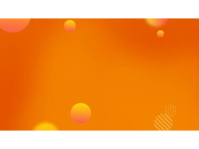 Imagem de fundo PPT de ponto de gradiente laranja