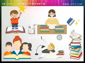 Students and books PPT material