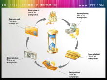 15 unduhan materi grafik PPT terkait keuangan koin emas yang indah