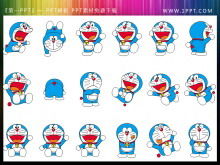 Doraemon PPT ตัดภาพวาด5 painting