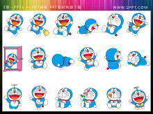 Pictura tăiată Doraemon PPT 3