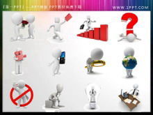 Libro illustrato di sfondo della presentazione di diapositive del cattivo 3d