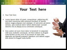 Klaszcz w dłonie i oklaskiwać materiał do ilustracji slajdów