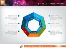 Plan albastru de lucru plan PPT diagramă Daquan