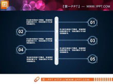 Beyaz şeffaf iş raporu PPT şeması Daquan