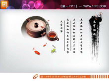 PPT-Diagrammpaket mit dynamischer Tinte im chinesischen Stil herunterladen