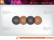 Brown flat fresh office affairs PPT chart package download