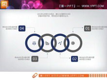 Technologie Internet-Industrie Businessplan PPT-Diagramm Daquan