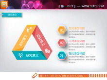 Mikro üç boyutlu mezuniyet yanıtı PPT şeması Daquan
