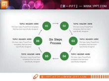 Grünes und frisches Firmenprofil PPT-Diagramm herunterladen