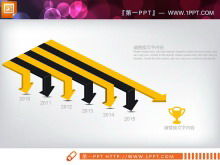 Black and yellow PowerPoint diagrams