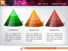 3 三維晶錐層級關係幻燈片圖