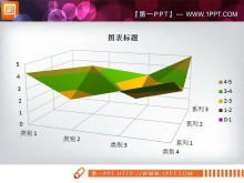 แผนที่ภูมิประเทศสามมิติของแผนภูมิขั้นสูง PPT