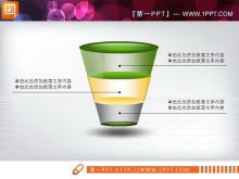 Green PPT chart package download