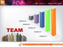 团队绩效统计PPT直方图