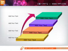 Step by step PPT flow chart