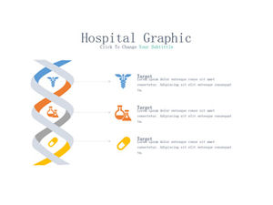 Modelo de gráfico ppt de informações médicas e relacionadas à saúde (7 folhas)