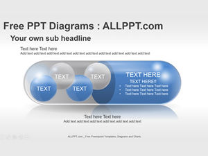 12 Sätze blauer Textur exquisite und praktische ppt-Diagrammpaket-Download texture