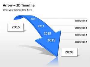 20 pages de graphiques 3D d'affaires de style européen et américain pur ppt dessinés à la main