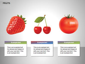 16 sets of fruit ppt charts for free download