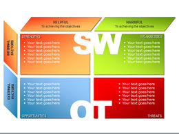 SWOT出品的10套精美ppt圖表分析模板