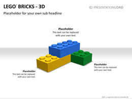 แผนภูมิ PPT3D ชุดเลโก้ Lego