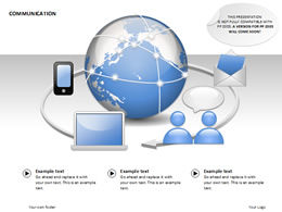 مخطط PPT تطبيق شبكة الهاتف المحمول الكمبيوتر
