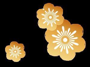 Ricche di buon auspicio petali di fiori di cartone animato immagini png di materiale festivo gratuito (8 foto)