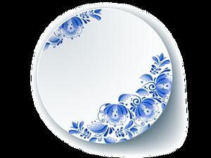 Blue and white porcelain elements Chinese style png HD material pictures (13 photos)