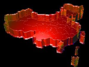 14 trójwymiarowych obrazów Chiny mapa HD png do pobrania za darmo
